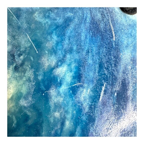 Vintage Incolay Stone Nautical Keepsake Box Castle Maritime Scene Pirate Storage - Picture 12 of 13